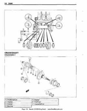All Years Suzuki LT-A700 King Quad 700 Factory Service Manual, Page 114