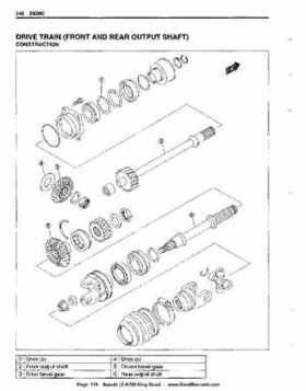 All Years Suzuki LT-A700 King Quad 700 Factory Service Manual, Page 116