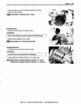 All Years Suzuki LT-A700 King Quad 700 Factory Service Manual, Page 154