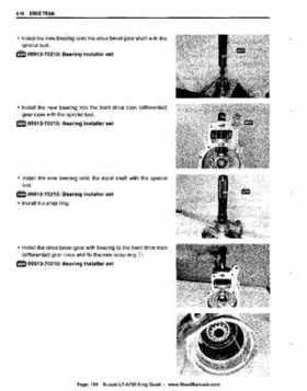 All Years Suzuki LT-A700 King Quad 700 Factory Service Manual, Page 164