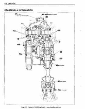 All Years Suzuki LT-A700 King Quad 700 Factory Service Manual, Page 172