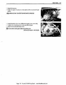 All Years Suzuki LT-A700 King Quad 700 Factory Service Manual, Page 175