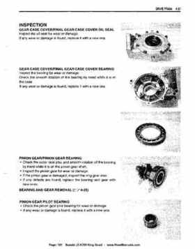 All Years Suzuki LT-A700 King Quad 700 Factory Service Manual, Page 181