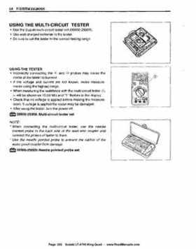 All Years Suzuki LT-A700 King Quad 700 Factory Service Manual, Page 202