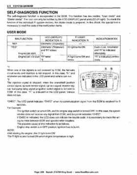 All Years Suzuki LT-A700 King Quad 700 Factory Service Manual, Page 208
