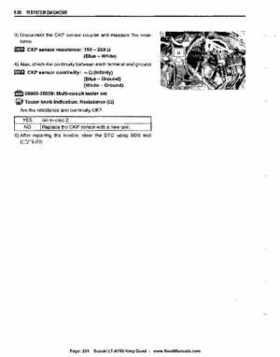 All Years Suzuki LT-A700 King Quad 700 Factory Service Manual, Page 224