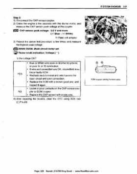All Years Suzuki LT-A700 King Quad 700 Factory Service Manual, Page 225