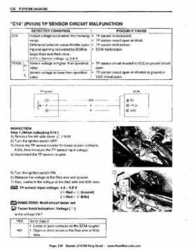 All Years Suzuki LT-A700 King Quad 700 Factory Service Manual, Page 230