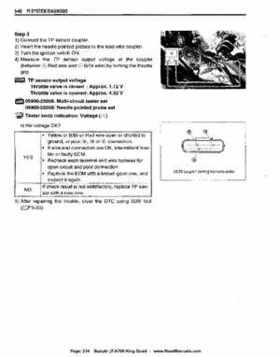 All Years Suzuki LT-A700 King Quad 700 Factory Service Manual, Page 234