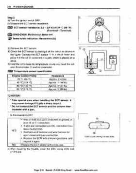All Years Suzuki LT-A700 King Quad 700 Factory Service Manual, Page 238