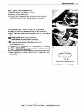 All Years Suzuki LT-A700 King Quad 700 Factory Service Manual, Page 243