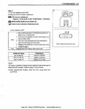 All Years Suzuki LT-A700 King Quad 700 Factory Service Manual, Page 245