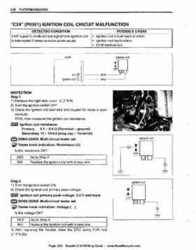 All Years Suzuki LT-A700 King Quad 700 Factory Service Manual, Page 250