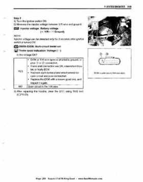 All Years Suzuki LT-A700 King Quad 700 Factory Service Manual, Page 253
