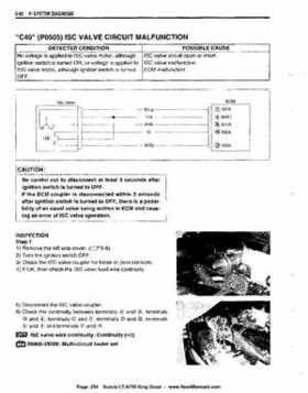 All Years Suzuki LT-A700 King Quad 700 Factory Service Manual, Page 254