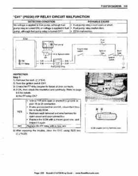 All Years Suzuki LT-A700 King Quad 700 Factory Service Manual, Page 259