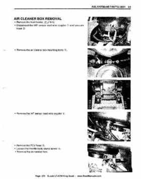 All Years Suzuki LT-A700 King Quad 700 Factory Service Manual, Page 270