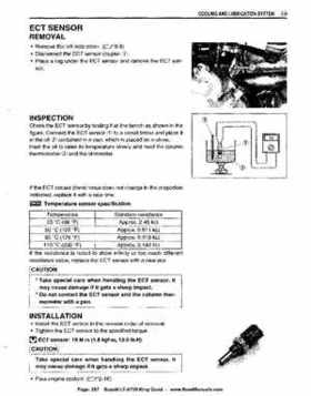 All Years Suzuki LT-A700 King Quad 700 Factory Service Manual, Page 287