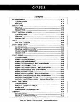 All Years Suzuki LT-A700 King Quad 700 Factory Service Manual, Page 299