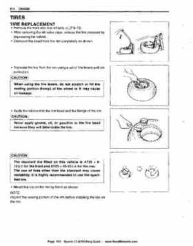 All Years Suzuki LT-A700 King Quad 700 Factory Service Manual, Page 313
