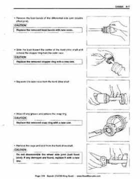 All Years Suzuki LT-A700 King Quad 700 Factory Service Manual, Page 316