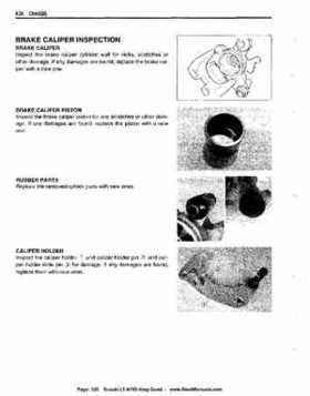 All Years Suzuki LT-A700 King Quad 700 Factory Service Manual, Page 325