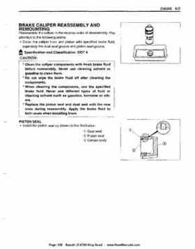 All Years Suzuki LT-A700 King Quad 700 Factory Service Manual, Page 326