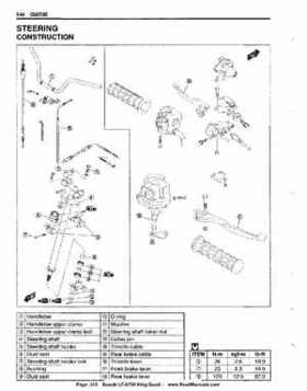 All Years Suzuki LT-A700 King Quad 700 Factory Service Manual, Page 343