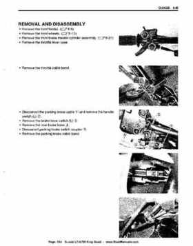 All Years Suzuki LT-A700 King Quad 700 Factory Service Manual, Page 344
