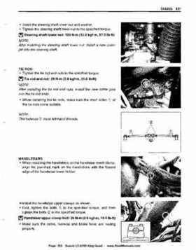 All Years Suzuki LT-A700 King Quad 700 Factory Service Manual, Page 350