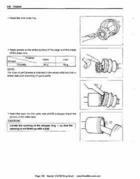 All Years Suzuki LT-A700 King Quad 700 Factory Service Manual, Page 355