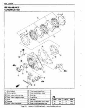 All Years Suzuki LT-A700 King Quad 700 Factory Service Manual, Page 357