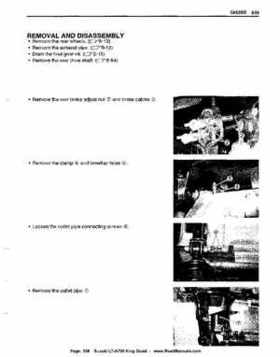 All Years Suzuki LT-A700 King Quad 700 Factory Service Manual, Page 358