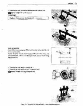 All Years Suzuki LT-A700 King Quad 700 Factory Service Manual, Page 370