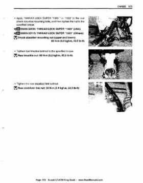 All Years Suzuki LT-A700 King Quad 700 Factory Service Manual, Page 372