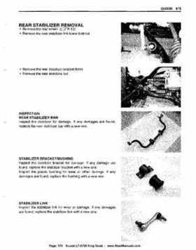 All Years Suzuki LT-A700 King Quad 700 Factory Service Manual, Page 374