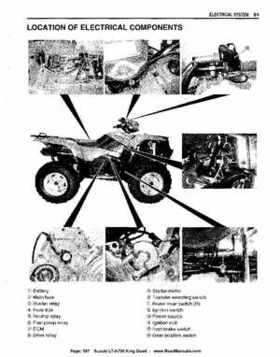 All Years Suzuki LT-A700 King Quad 700 Factory Service Manual, Page 387