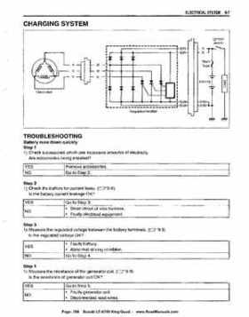 All Years Suzuki LT-A700 King Quad 700 Factory Service Manual, Page 389