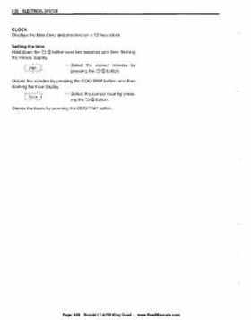 All Years Suzuki LT-A700 King Quad 700 Factory Service Manual, Page 408