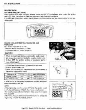 All Years Suzuki LT-A700 King Quad 700 Factory Service Manual, Page 410
