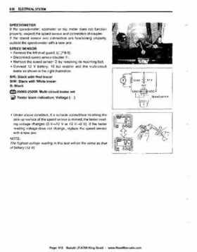 All Years Suzuki LT-A700 King Quad 700 Factory Service Manual, Page 412
