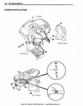 All Years Suzuki LT-A700 King Quad 700 Factory Service Manual, Page 448