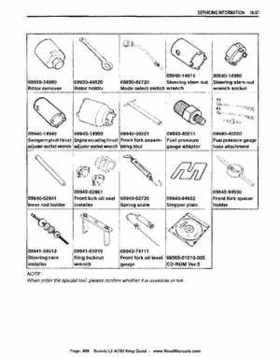 All Years Suzuki LT-A700 King Quad 700 Factory Service Manual, Page 459