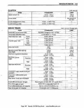 All Years Suzuki LT-A700 King Quad 700 Factory Service Manual, Page 467
