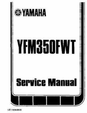 1987-1997 Yamaha Big Bear 350 4x4 service manual, Page 2