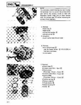 1987-1997 Yamaha Big Bear 350 4x4 service manual, Page 70