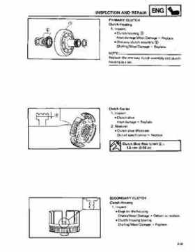 1987-1997 Yamaha Big Bear 350 4x4 service manual, Page 91