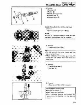 1987-1997 Yamaha Big Bear 350 4x4 service manual, Page 175