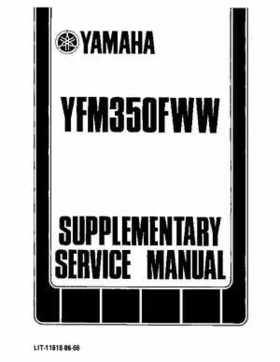 1987-1997 Yamaha Big Bear 350 4x4 service manual, Page 328