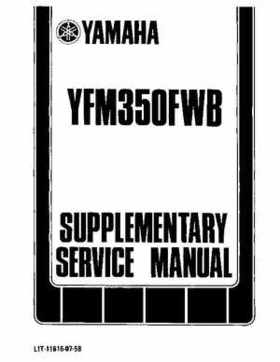 1987-1997 Yamaha Big Bear 350 4x4 service manual, Page 351